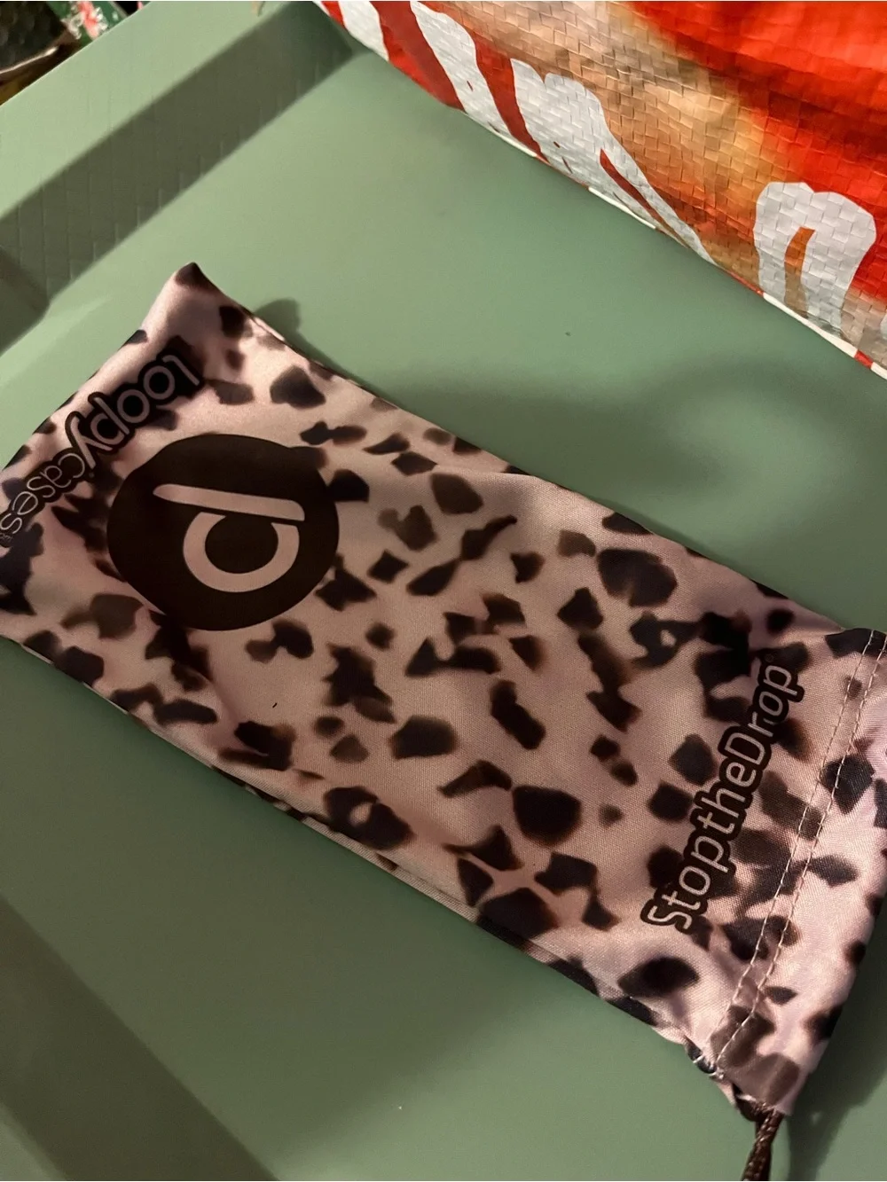 Loopy Phone Case with Leopard Print w/ bag for iPhone 12